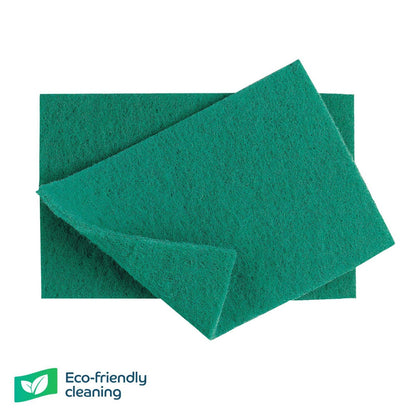 Professional Caterers Scourers | Green | 23cm x 15cm | Pack of 10