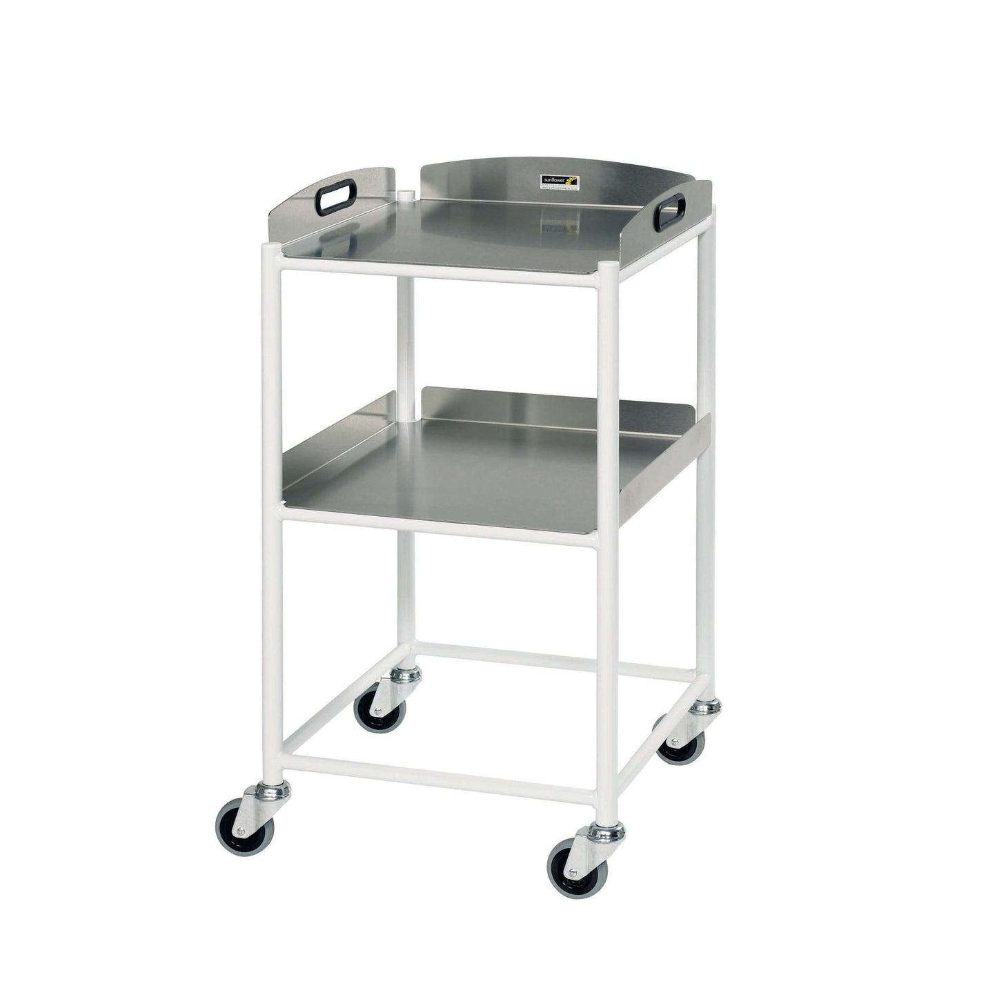 Sunflower DT4 Small Dressing Trolley | Stainless Steel or Glass Effect | Various Options