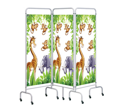 Sunflower Mobile Folding Ward Screen | 3, 4 or 5 Panel Options | Various Colours