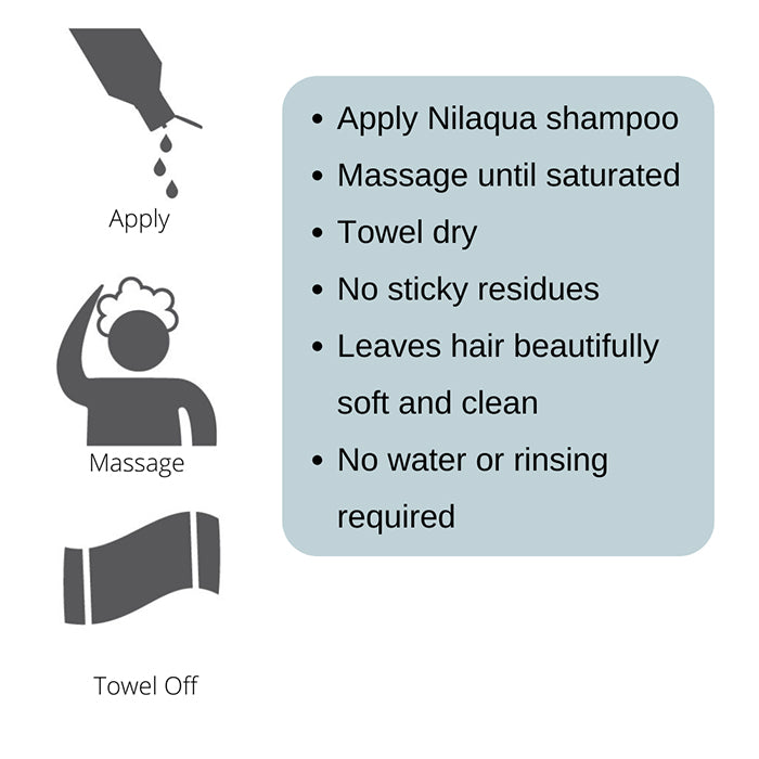 Nilaqua Towel Off Shampoo (500ml)