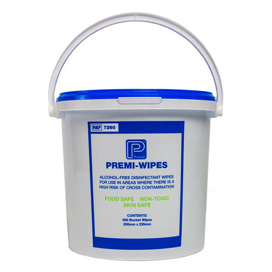 Premi-Wipes Alcohol Free Disinfectant Wipes | Pack of 500