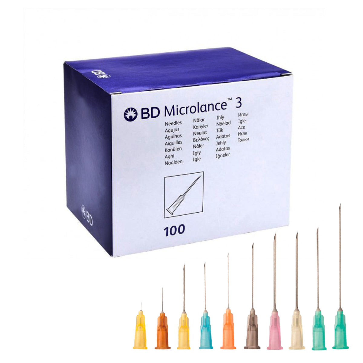 BD Microlance™ 3 Hypodermic Needles | Various Sizes | Box of 100