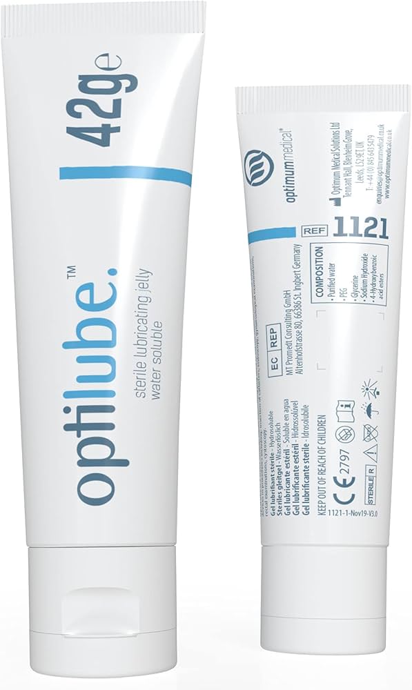 OptiLube Sterile Lubricating Gel | 42g Tubes | Single