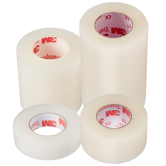 3M™ Transpore™ Medical Tape | Various Widths | 9.14m Single Rolls