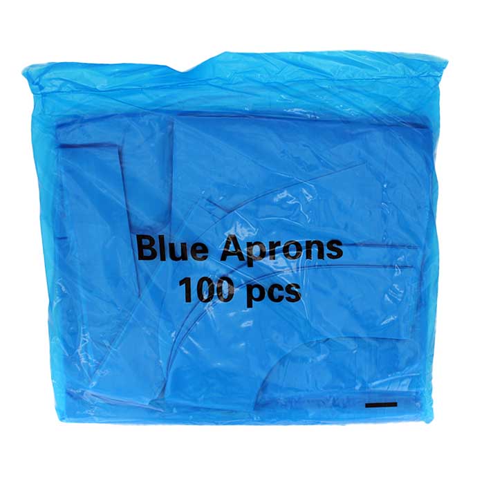 Pro Polythene Aprons | White or Blue | Pack of 100