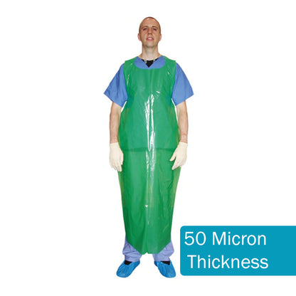 Premier Heavy Duty Polythene Green Apron on a Roll 