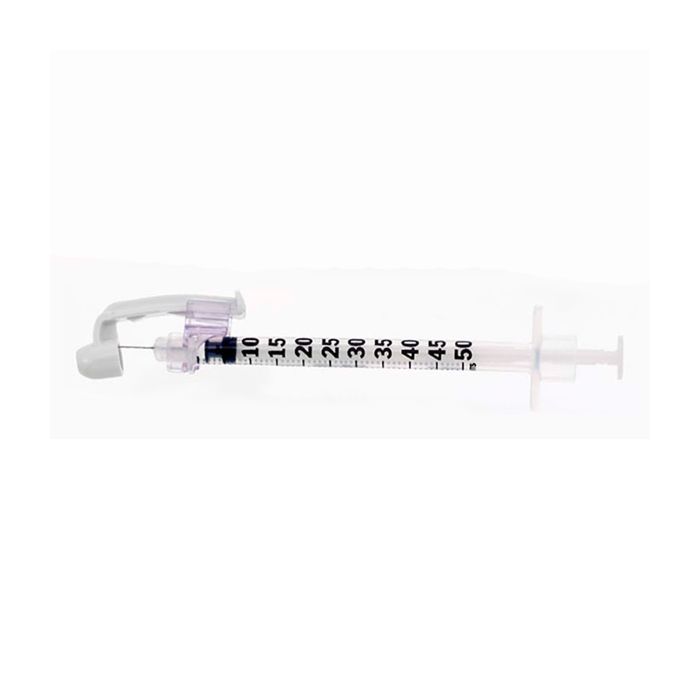 BD SafetyGlide™ 0.5ml Insulin Syringe | 30g 8mm Needle | Box of 100