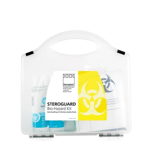 Steroplast Bio Hazard Clean Up Pack.