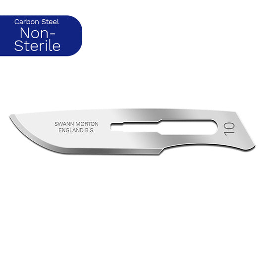 Swann Morton Carbon Steel Non-Sterile No. 10 Blades