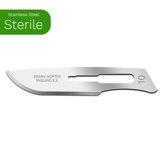 Swann Morton Stainless Steel Blades No. 10 0301 