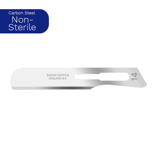 Swann Morton Carbon Steel Blades Non-Sterile No. 14 0119 