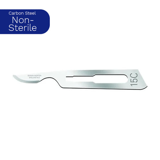 Swann Morton Carbon Steel Non-Sterile No. 15C Blades 0121