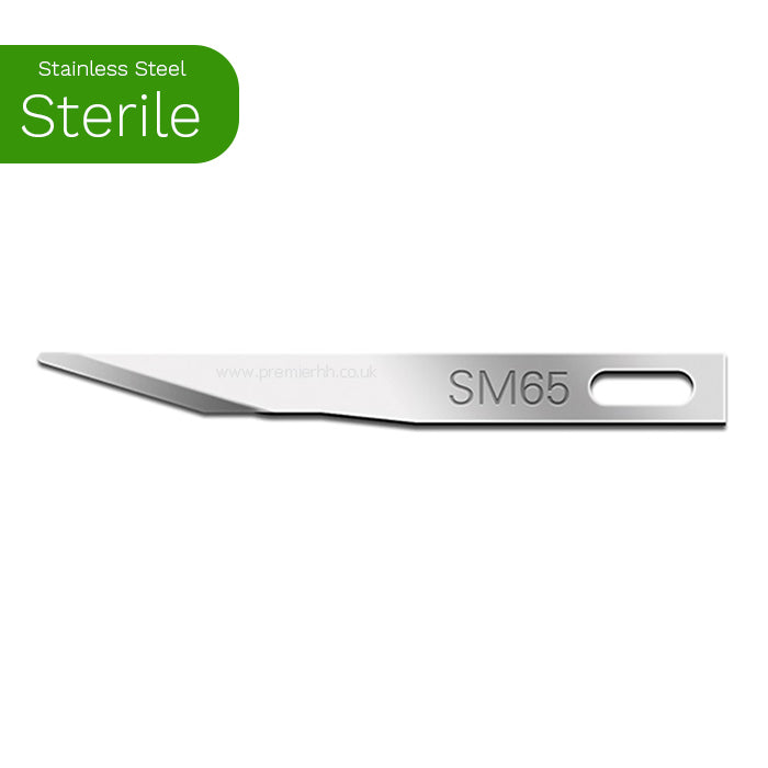 Swann Morton SM65 Sterile Stainless Steel Blades 