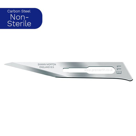 Swann Morton Carbon Steel Non-Sterile No. E11 Sabre Blades 0125 