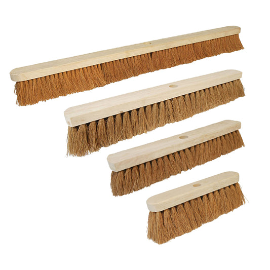 Wooden Coco Bristle Brush Head