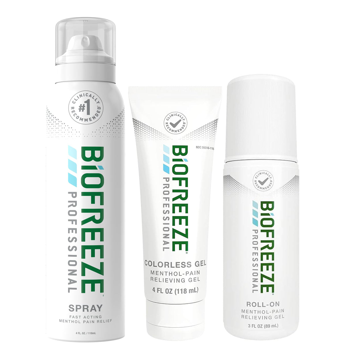 Biofreeze® Professional Pain Relief | Gel, Roll-On & Sprays