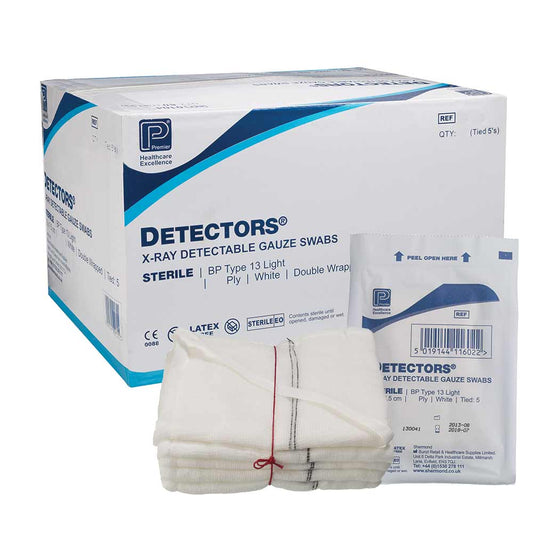 Premier White X-Ray Detectable Swabs | Various Sizes