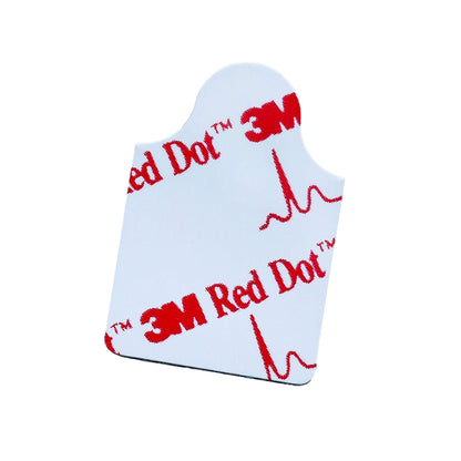 3M Red Dot Resting ECG Electrodes 2330 | Pack of 100