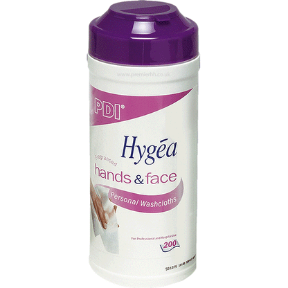 Hygea Hands & Face Personal Washcloths | Various Pack Sizes