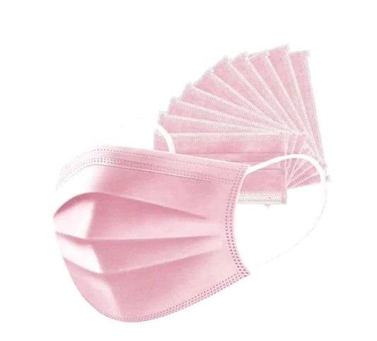 Verify+ Lite IIR Surgeons Mask With Loops 3Ply | Pink | Box of 50