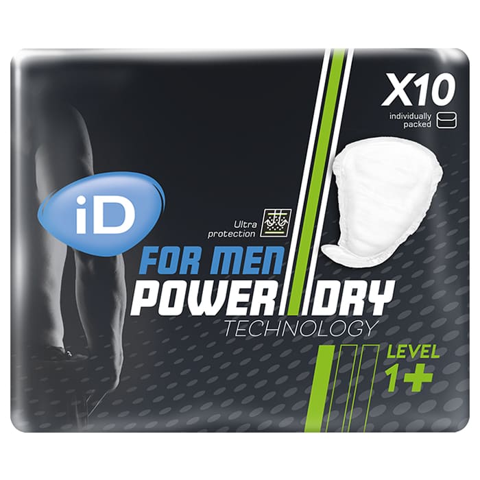 iD For Men | Incontinence Pads | Various Absorbency | Case