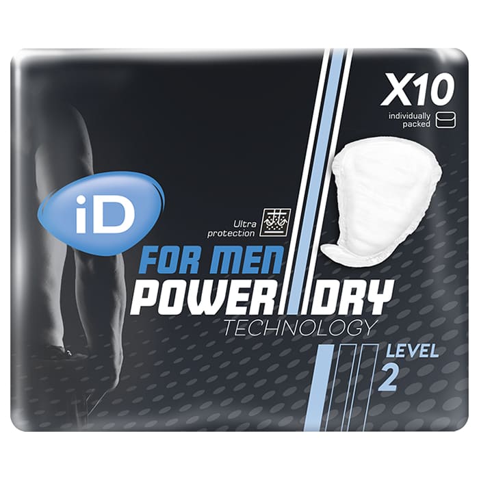 iD For Men | Incontinence Pads | Various Absorbency | Case