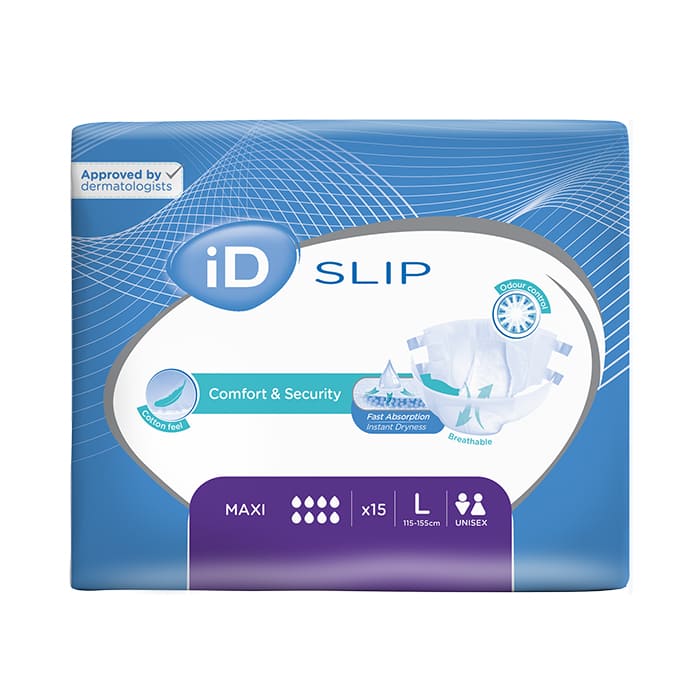 iD Expert Slip TBS Briefs | Various Sizes & Absorbency | Case