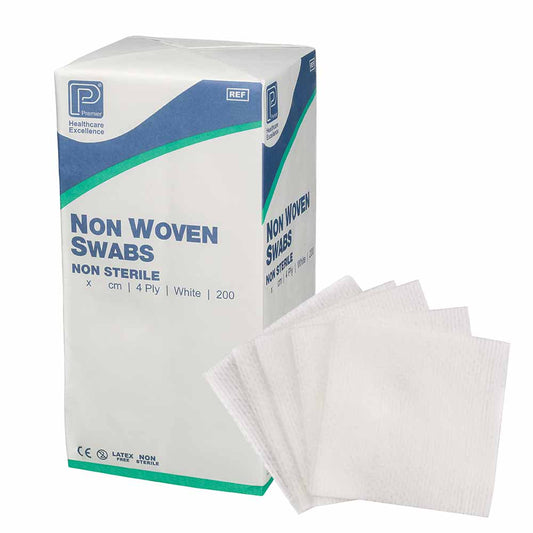 Premier Non-Woven 4ply Non Sterile Swabs (200)