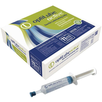 OptiLube Active Sterile Lubricating Jelly | 6ml or 11ml | Pack of 10