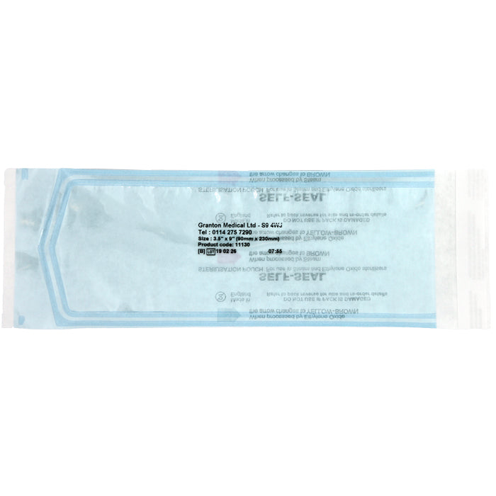 Granton Self Seal Sterilisation Pouches | Various Sizes | Box of 200