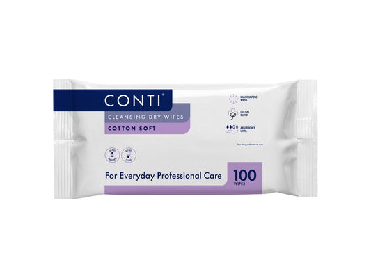 Conti SoSoft Patient Cleansing Dry Wipes (100) CPV110