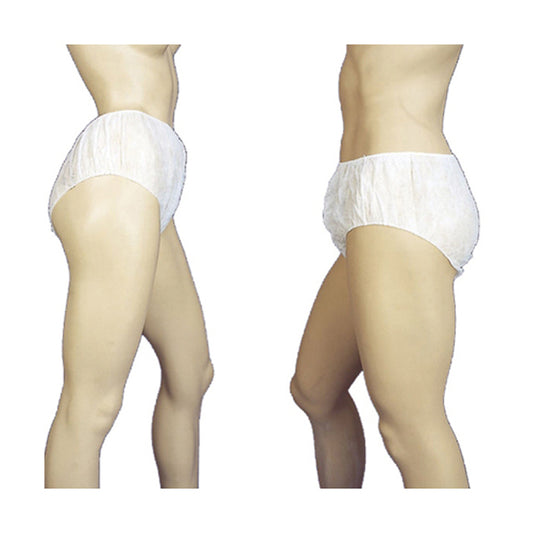 Premier White Unisex Disposable Briefs - Medium (100) 2525