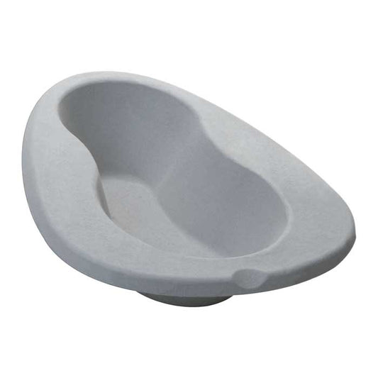 Polyco grey 2-litre pulp bedpan. 