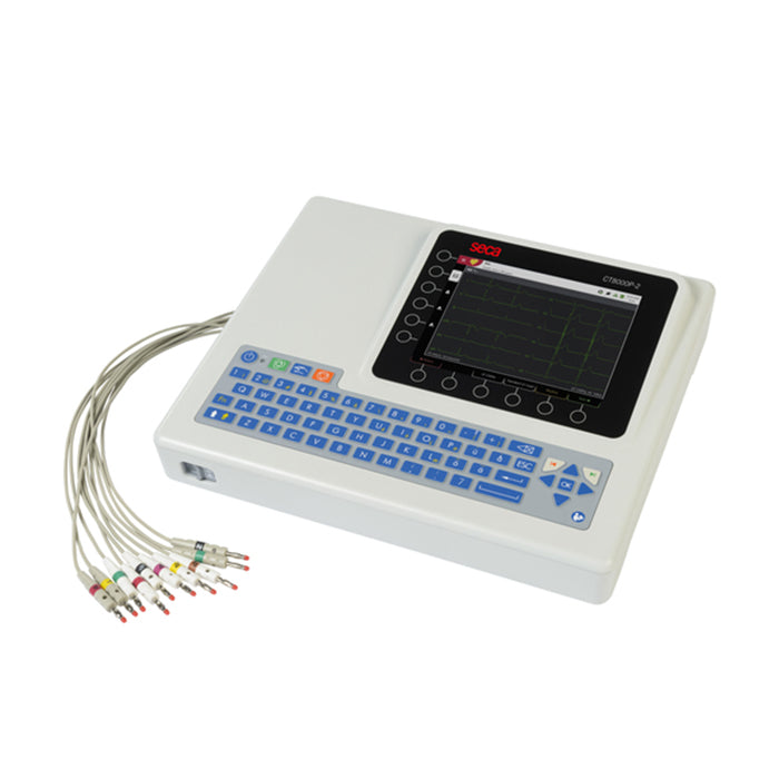 seca CT8000P-2 12-Lead portable 6 Channel ECG Machine 8'' LCD Display