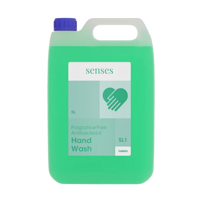 Senses Fragrance-Free Antibacterial Hand Wash | 500ml or 5-Litre