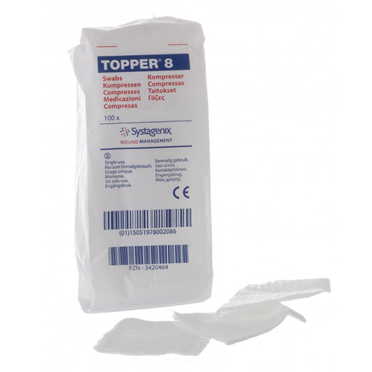 Topper 8 Swabs Non Sterile (100)