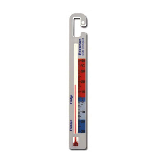 Thermometer with fridge freezer recommended temperature gauge. 