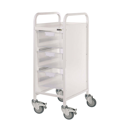 Sunflower VISTA 30 Trolley | 3 Double Trays | Various Colours