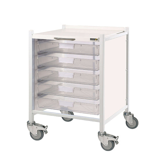 Sunflower VISTA 40 Trolley | 5 Single Trays | Various Colours