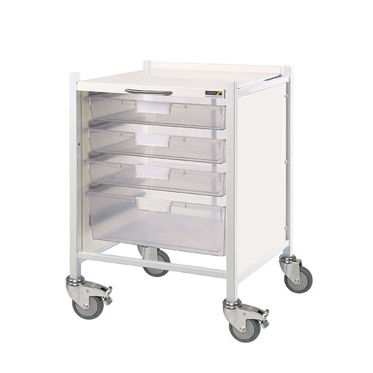 Sunflower VISTA 40 Trolley | 3 Single / 1 Double Trays | Various Colours