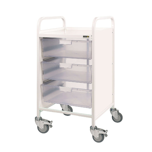 Sunflower VISTA 50 Trolley | 3 Double Trays | Various Colours