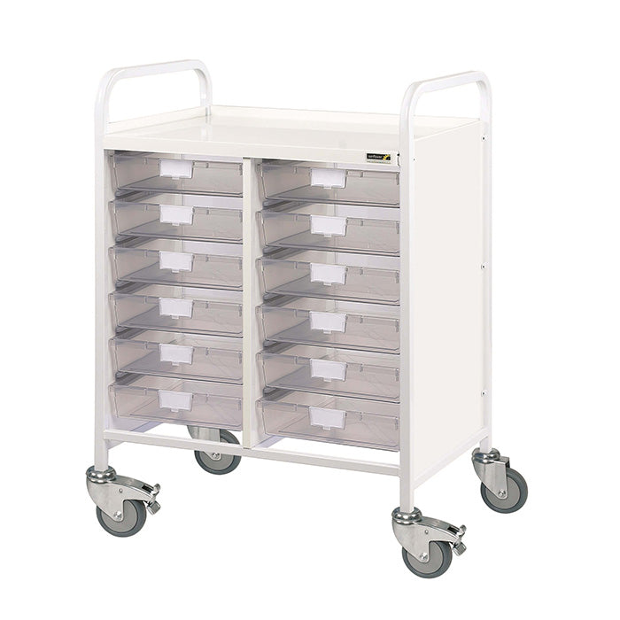 Sunflower VISTA 60 Trolley | 12 Single Trays | Various Colours