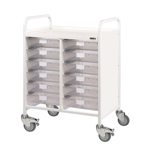 Sunflower VISTA 60 Trolley | 12 Single Trays | Various Colours