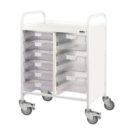 Sunflower VISTA 60 Trolley | 6 Single / 3 Double Trays | Various Colours