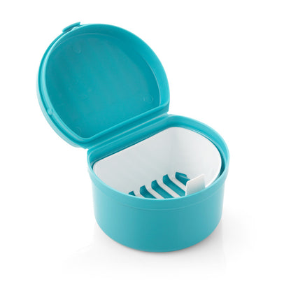 Denture Cup with Strainer and Lid